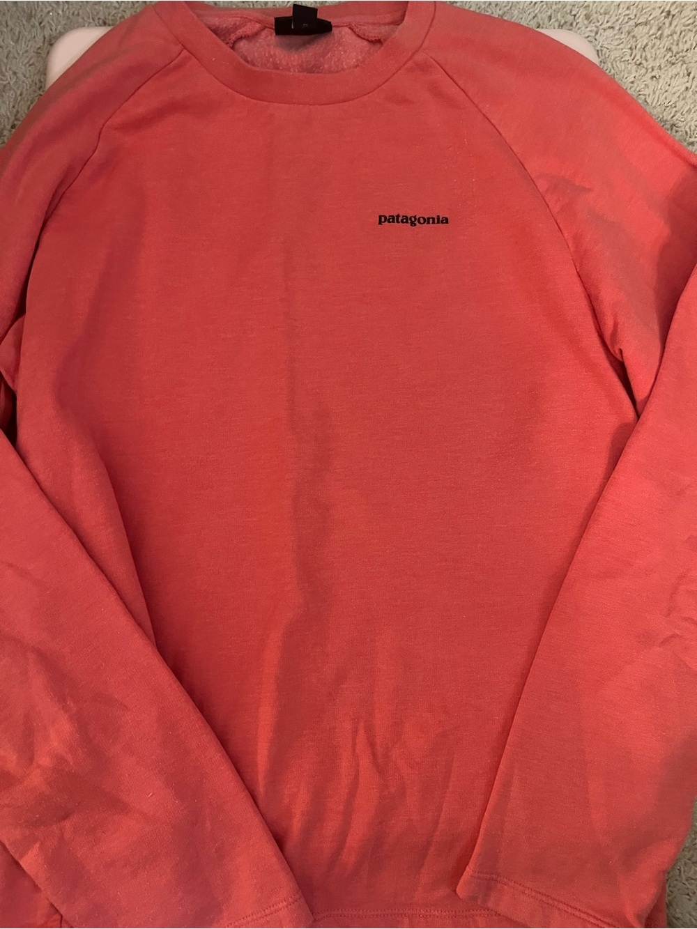 Patagonia P-6 Coral Lightweight Crewneck Sweatshirt, Size Medium